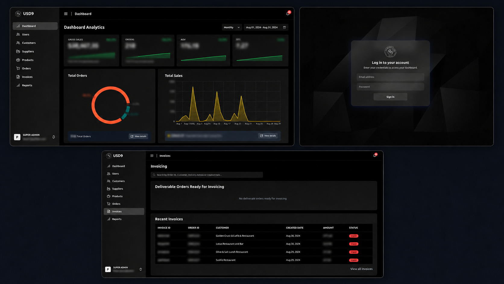 Hexowl USD9 ERP System Showcase
